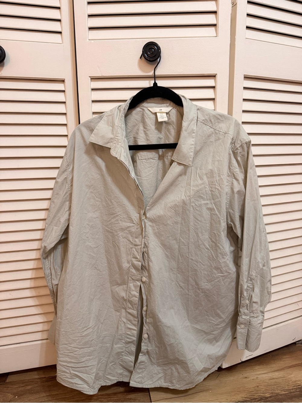 H&M DRESS SHIRT WITH FANCY SLEEVE